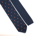 Stickerei Punkte Wolle Dreieck Skinny Custom Knit Tie